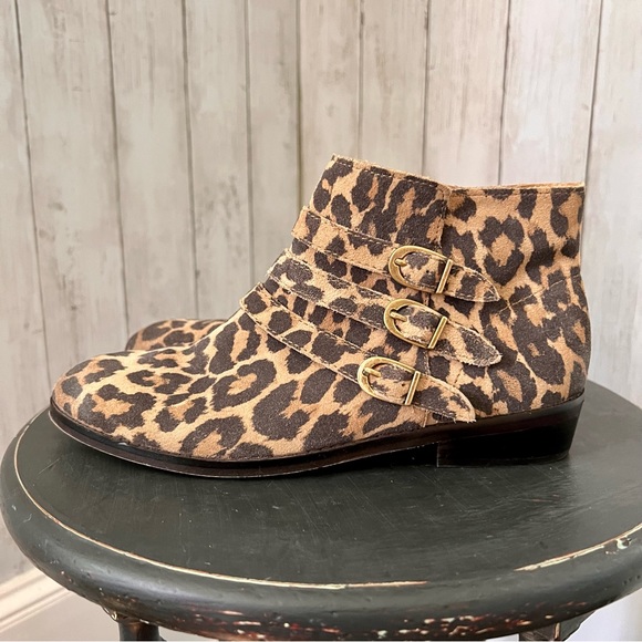 Latigo Passion Suede Leopard Booties R - Picture 1 of 8